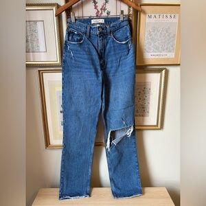 Abercrombie & Fitch The 90s Straight Ultra High Rise Jeans Curve Love 2